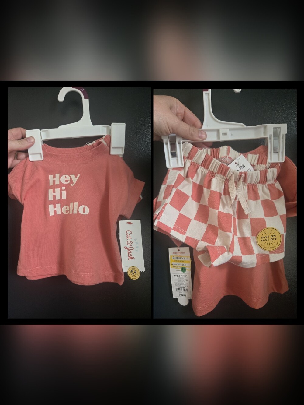 Cat & Jack NWT Baby Girls Outfit NWT 0-3 Months